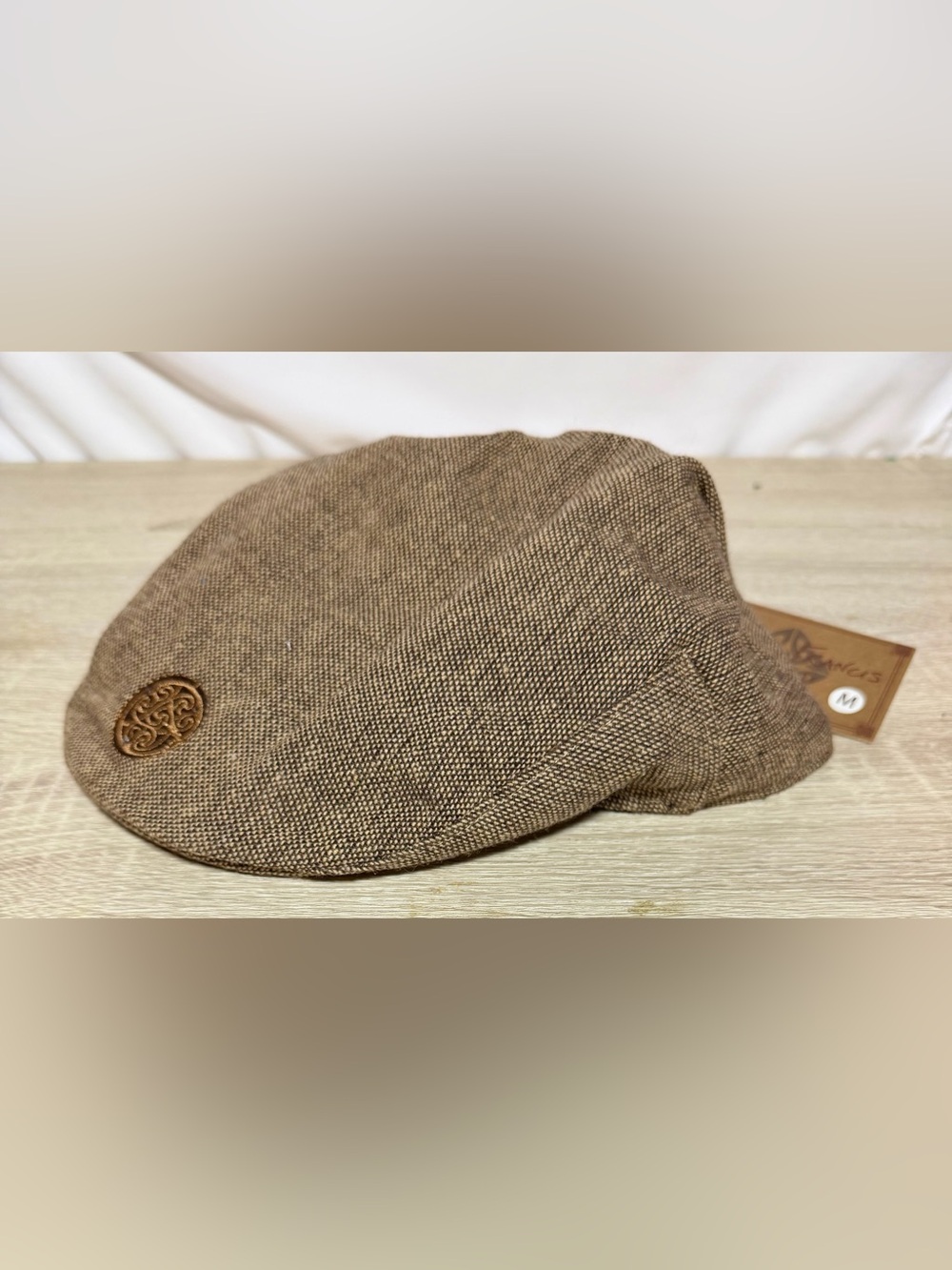 Patrick Francis Men's Ireland Tweed Flat Cap, Sz M, NWT